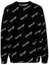 Men's Script Logo Wool Knit Black - BALENCIAGA - BALAAN 1