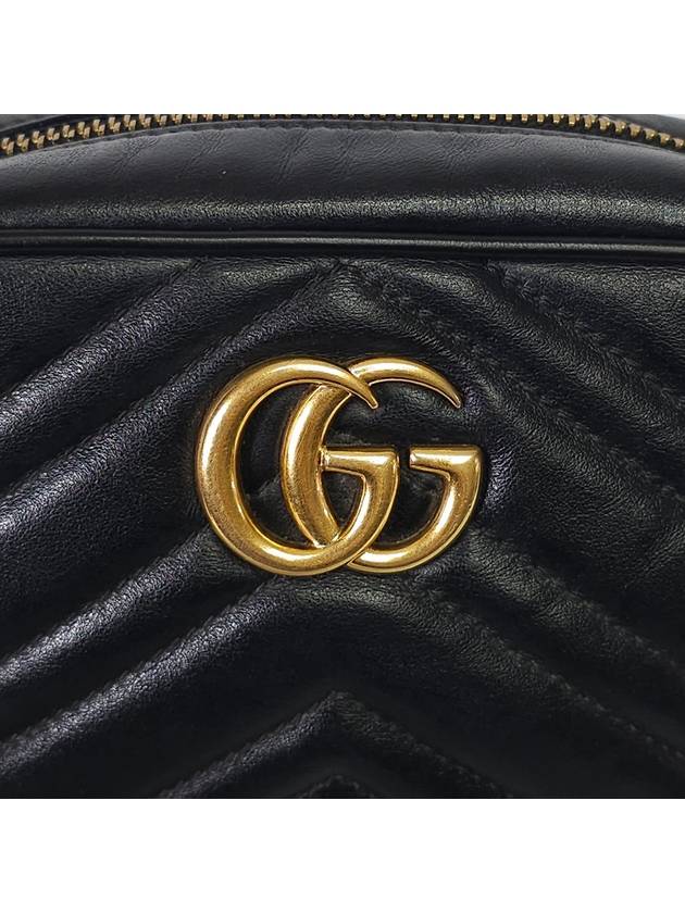 448065 Gold Marmont Matelasse Mini Cross Bag - GUCCI - BALAAN 7