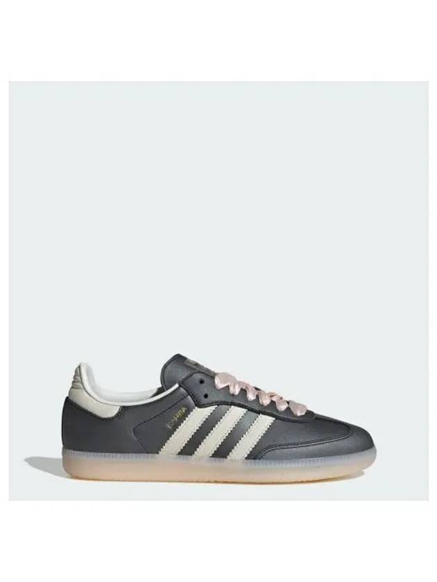 Samba OG Leather Low Top Sneakers Core Black - ADIDAS - BALAAN 2