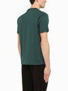 Pisato Effect Logo Patch Short Sleeve T-Shirt Bottle Green - STONE ISLAND - BALAAN 4