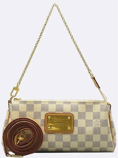 N55214 Damier Azur Canvas Eva Clutch 2WAY - LOUIS VUITTON - BALAAN 1