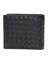 Intrecciato Weaving Half Wallet Espresso - BOTTEGA VENETA - BALAAN 4