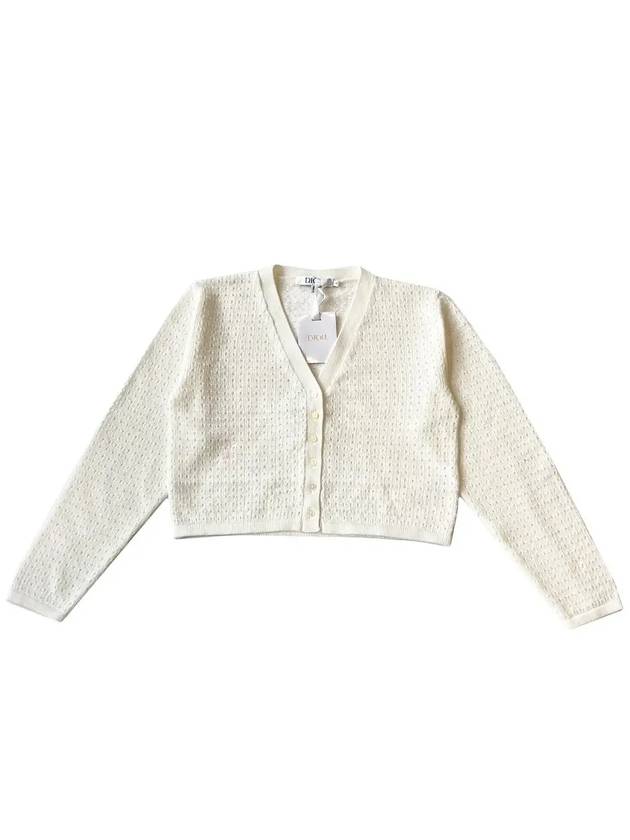 Kids Women s Logo Embroidered Cardigan 4WBM14CARE 013 - DIOR - BALAAN 2