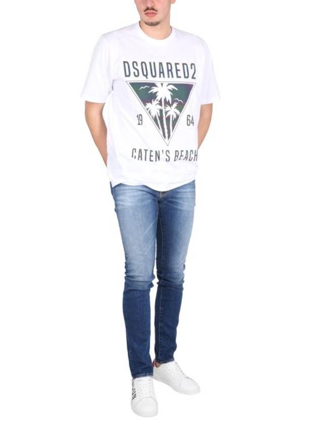 Denim Pants S71LB1159 S30663 470 Free Navy Blue - DSQUARED2 - BALAAN 1