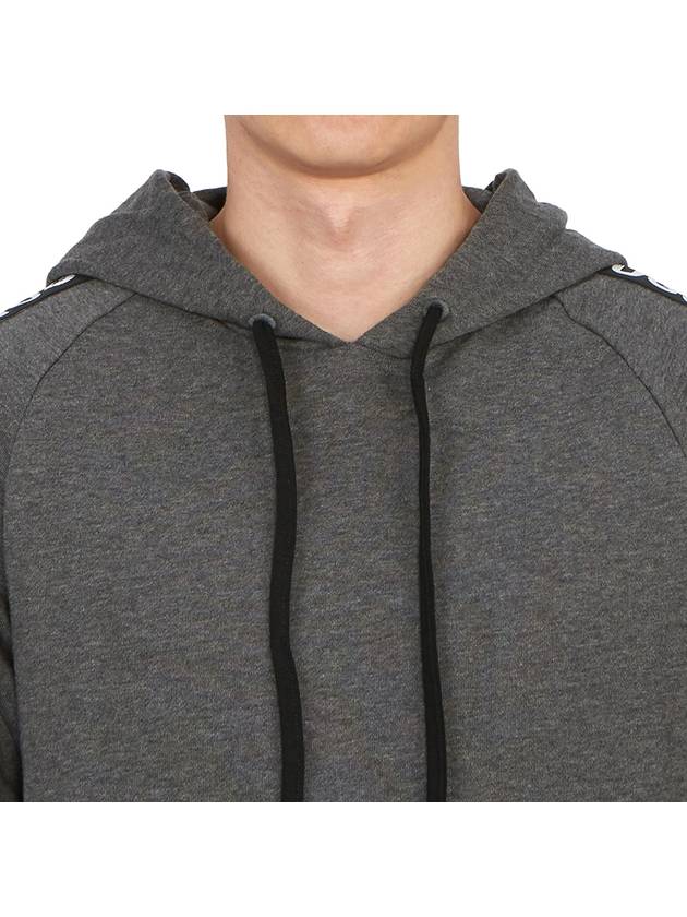 Logo Tape Hoodie Grey - HUGO BOSS - BALAAN 6