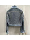 36 Chanel Women s Coco Button Tweed Jenny Denim Crop Jacket - CHANEL - BALAAN 6