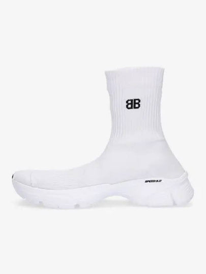 Men's Speed 30 Knit High Top Sneakers White - BALENCIAGA - BALAAN 2