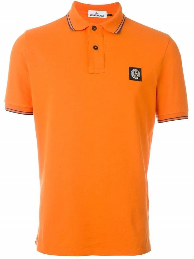 Waffen Patch PK Shirt Orange - STONE ISLAND - BALAAN.