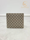 Used luxury goods Lewis It GG Supreme Canvas Seama two tone half wallet - GUCCI - BALAAN 6