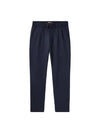 Men's Wool Stretch Pants Navy FAM9500 W000 - LORO PIANA - BALAAN 1