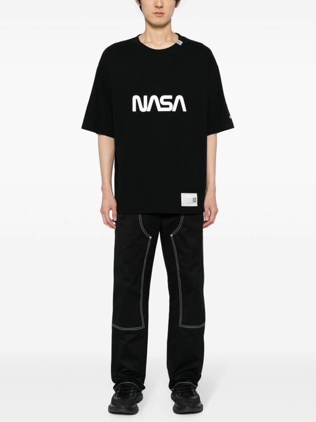 Nasa Print Short Sleeve T-Shirt Black - MAISON MIHARA YASUHIRO - BALAAN 9