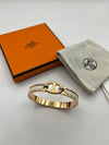 Mini Clic Chaine D'Ancre Bracelet Gold Cream - HERMES - BALAAN 5