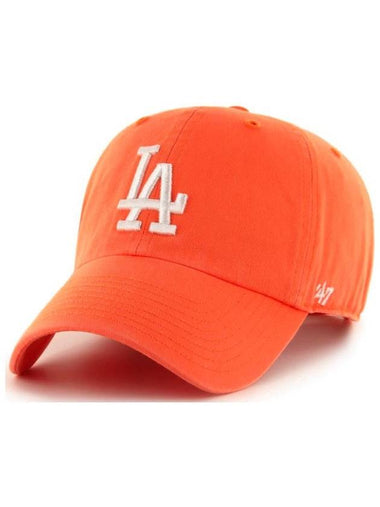 Premium Line LA Big Logo Baseball Cap Ball MLB Hat Orange - 47BRAND - BALAAN 1