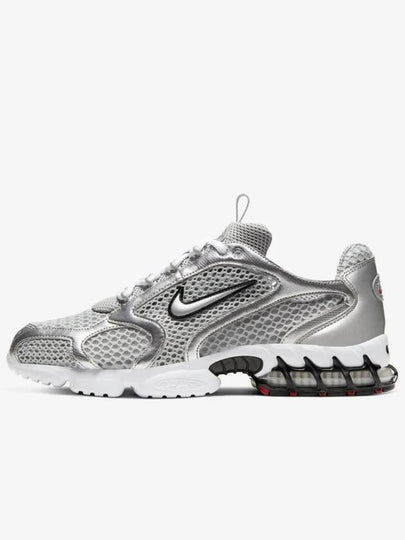 Air Zoom Spiridon Cage 2 Low Top Sneakers Metallic Silver - NIKE - BALAAN 2