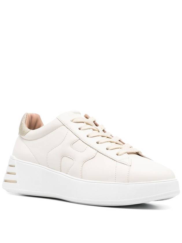 leather low-top sneakers beige - HOGAN - BALAAN 3