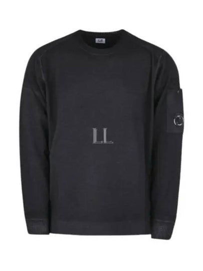 Diagonal Raised Fleece Sweatshirt Navy - CP COMPANY - BALAAN 2