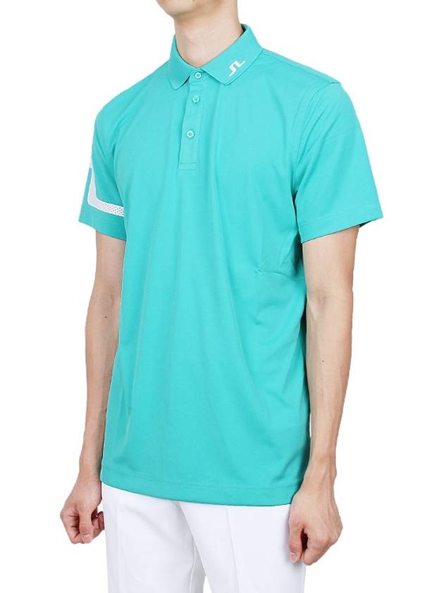 Golf Wear Heath Men s Collar Short Sleeve T Shirt GMJT09778 M158 - J.LINDEBERG - BALAAN 5