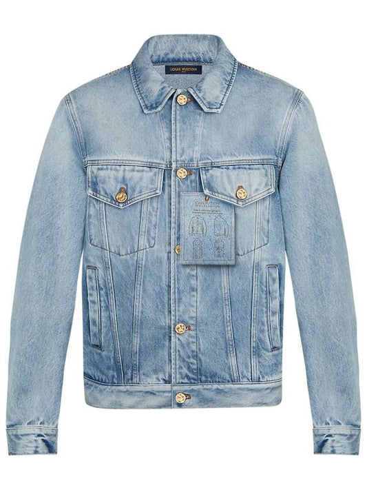 DNA Denim Jacket Blue - LOUIS VUITTON - BALAAN 1