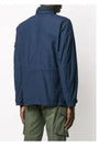 Light Pocket Zip Up Jacket Navy - STONE ISLAND - BALAAN 5