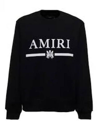 Men s Logo Print Sweatshirt Black MJL011 001 985364 - AMIRI - BALAAN 1