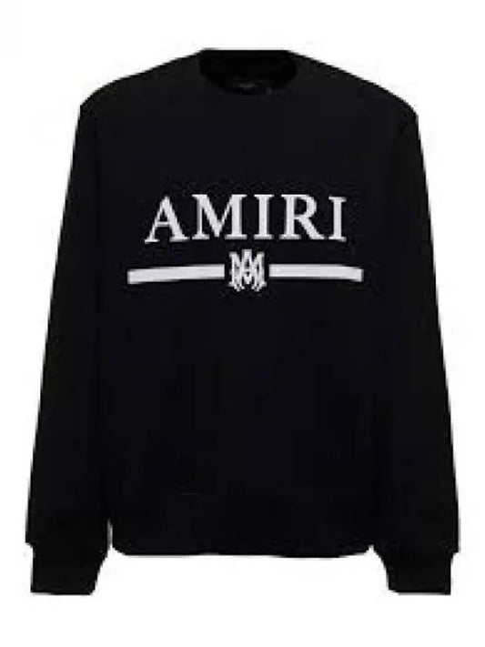 Men s Logo Print Sweatshirt Black MJL011 001 985364 - AMIRI - BALAAN 1