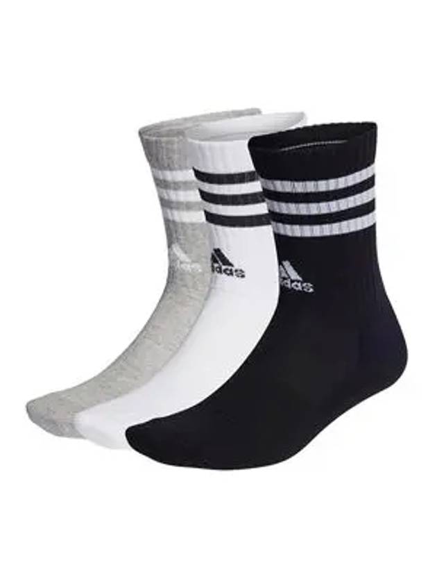 3S Cushion Crew Socks 3 Pairs - ADIDAS - BALAAN 4