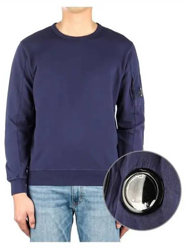 Lens Wappen Cotton Sweatshirt Navy - CP COMPANY - BALAAN 2