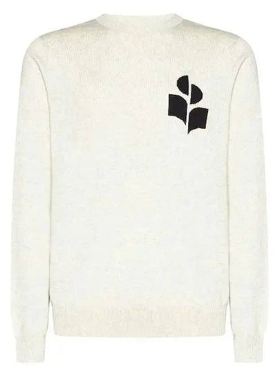 Men's Evans Logo Sweatshirt Light Grey - ISABEL MARANT - BALAAN 2