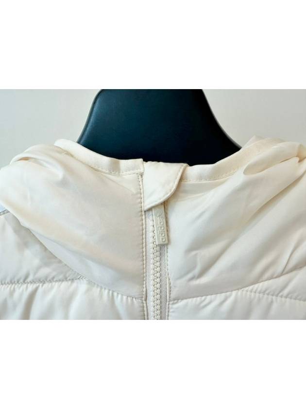 Slim fit lightweight padded jacket HK5251 cream WOMENS UK8 - ADIDAS - BALAAN 4