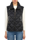 Tregit Water Repellant Technical Canvas Vest Black - MAX MARA - BALAAN 3