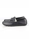 Oh Rock Driving Leather Loafer Black 9 280 - FENDI - BALAAN 5