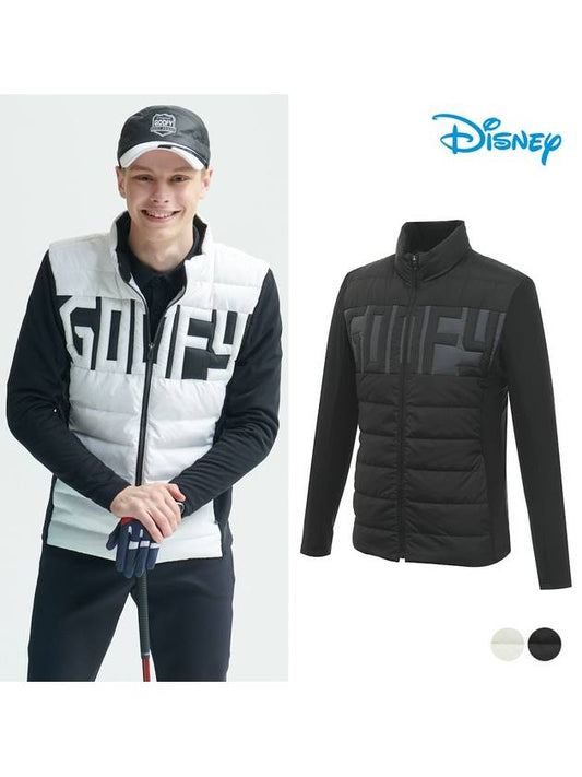 Men s duck down sleeve point high neck zip up lightweight padded jumper DL4MJB034 - DISNEY GOLF - BALAAN 1