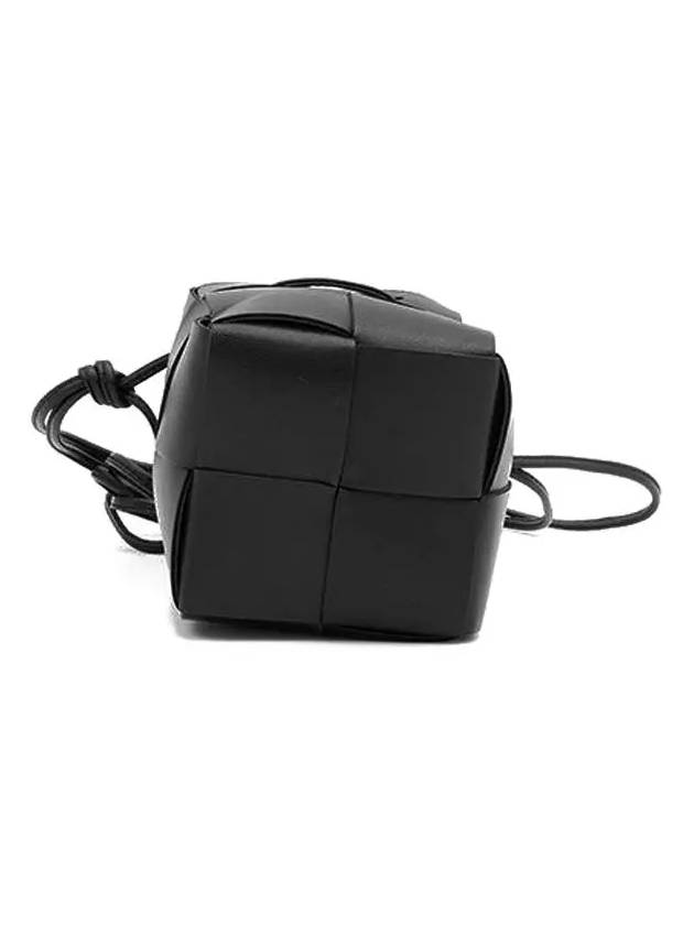 Intrecciato Cassette Small Bucket Bag Black - BOTTEGA VENETA - BALAAN 4