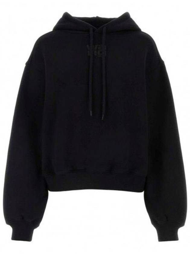 Logo Print Hoodie Black - ALEXANDER WANG - BALAAN 2