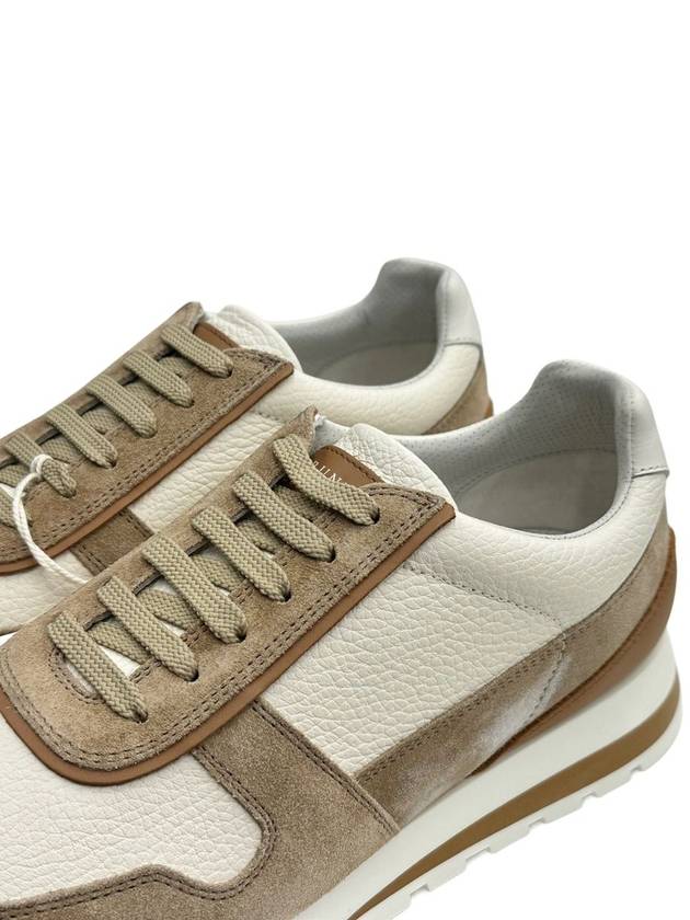 Suede Leather Sneakers MZUAVLA289 - BRUNELLO CUCINELLI - BALAAN 4