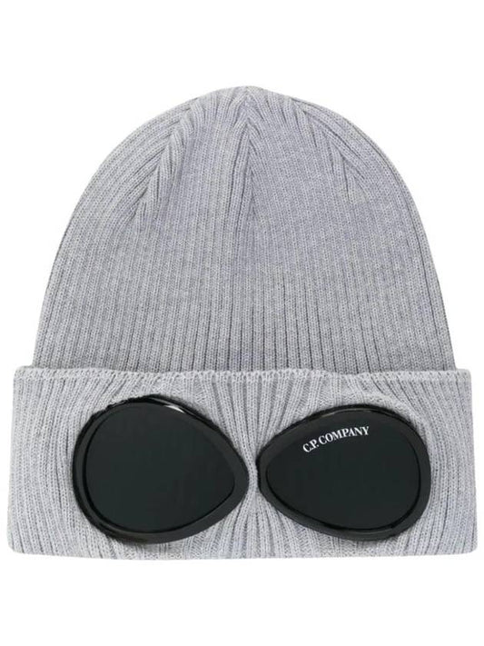 Goggle Detail Ribbed Beanie 16CMAC016A000727A - CP COMPANY - BALAAN 1