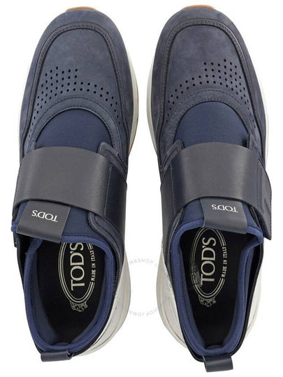 Tods Suede And Fabric Velcro Strap Sneakers, Brand Size 5.5 ( US Size 6.5 ) - TOD'S - BALAAN 2