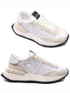 Women's Lace Runner Low Top Sneakers White - VALENTINO - BALAAN 2