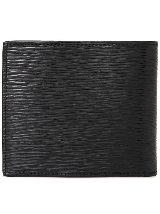 East West Leather Half Wallet Black - SAINT LAURENT - BALAAN 3