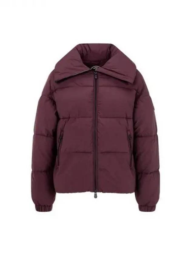 HINA short padded jacket burgundy 271437 - SAVE THE DUCK - BALAAN 1