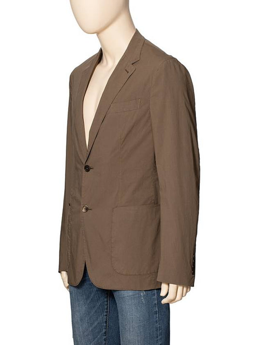 Men's Cotton Jacket Brown UCC 90 GDRE - ERMENEGILDO ZEGNA - BALAAN 2