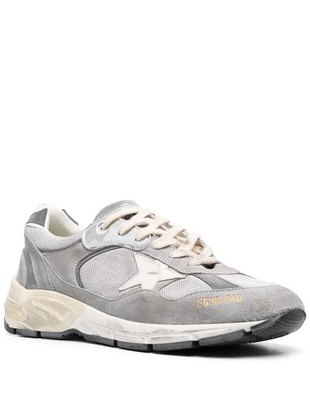 Dad-Star Low Top Sneakers Grey Silver White - GOLDEN GOOSE - BALAAN 3