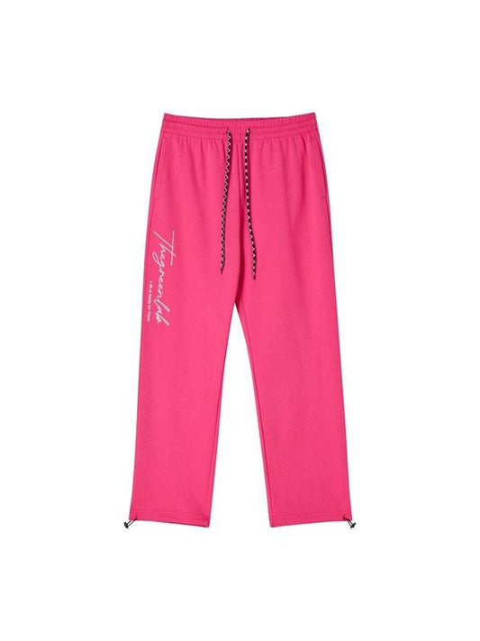 Over Fit String Jogger Pants Pink - THE GREEN LAB - BALAAN 2