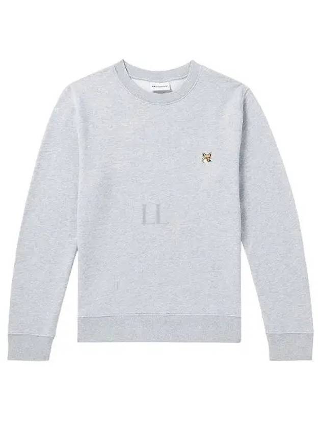 Fox Head Patch Regular Sweatshirt Light Grey Melange - MAISON KITSUNE - BALAAN 2