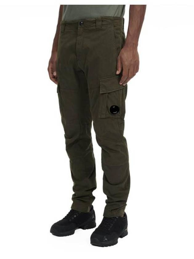 CP Company Straight Pants 13CMPA186A 005529G 683 Green IVY - CP COMPANY - BALAAN 3