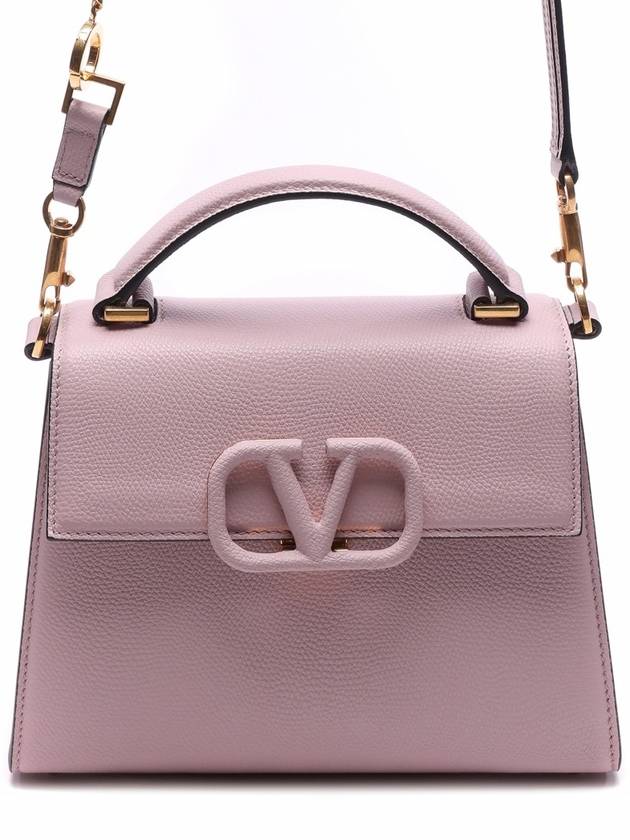 V-Sling Small Tote Shoulder Bag Water Lilac - VALENTINO - BALAAN 3