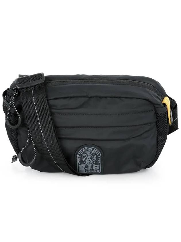 Men s Logo Patch Belt Bag Black BA04 541 - PARAJUMPERS - BALAAN 1