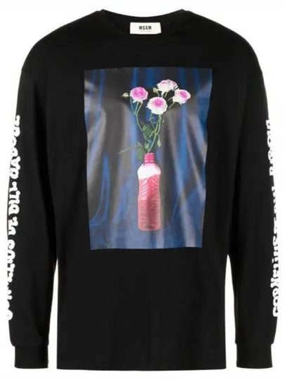 Fantastic Green Cotton Long Sleeve T-Shirt Black - MSGM - BALAAN 2