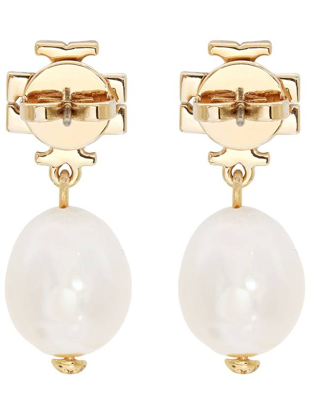 Kira Pearl Drop Earrings Gold - TORY BURCH - BALAAN 6