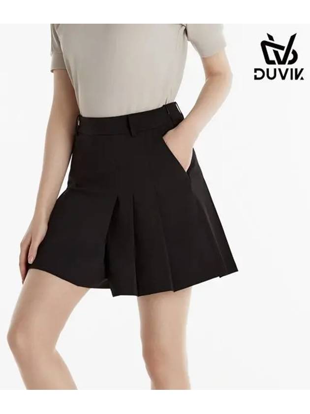 Pleated Back Banding Skirt Shorts DE2WPH342CM - DUVIK - BALAAN 5